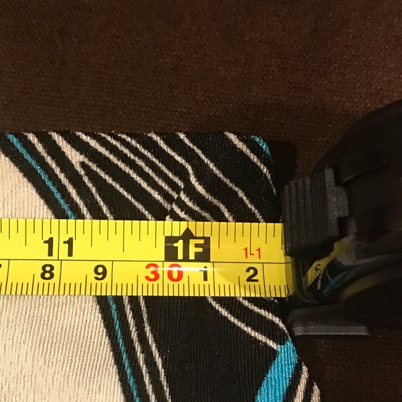 LFANG GLAM Tango Skirt White, Blue & Black Sz. L - Picture 8 of 8